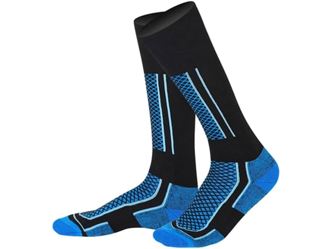 Paquete De 5 Pares De Calcetines De Esquí Gruesos De Algodón Para Deportes Como Snowboard, Ciclismo, Esquí Y Fútbol.
