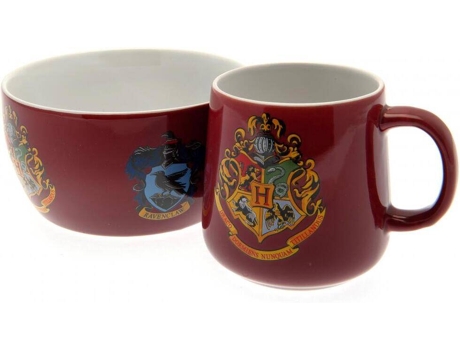 Set de Accesorios para Desayunar GB EYE Harry Potter Hogwarts 4 Taza (380 ml) + Cuenco (850 ml)
