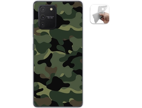 Carcasa Samsung Galaxy S10 Lite TUMUNDOSMARTPHONE Camuflaje Multicolor