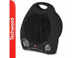 Termoventilador TECHWOOD Negro 2000W