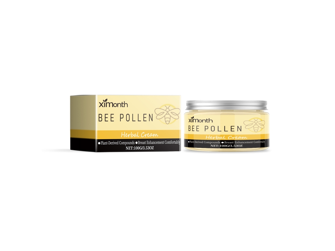 Crema herbal Ximonth con polen de abeja para el aumento de senos
