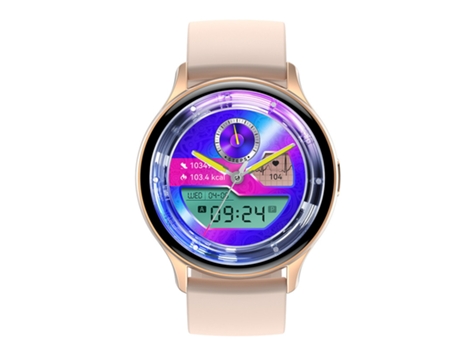 Reloj deportivo multifunción, pantalla de 1,43 pulgadas, detección de salud, Rosa VEANXIN