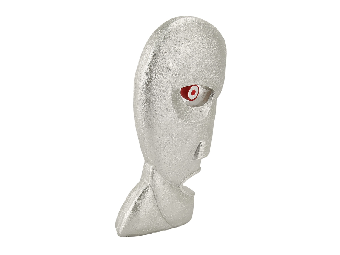Estatua Abstracta De Resina Pintada A Mano Con Forma De Rostro Para Amantes De La Música.