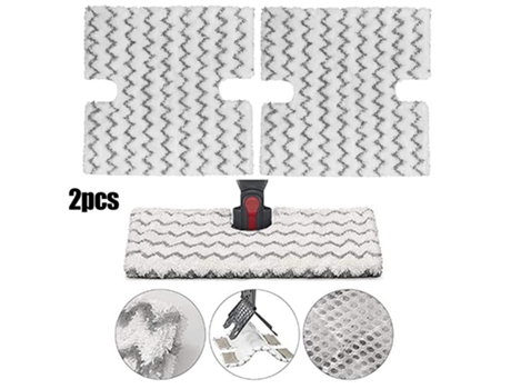 Paño de limpieza de 2 piezas, paño de mopa para fregona de vapor para Shark P3Air P5 P8 T9 P2 P4, accesorio de repuesto para aspiradora, pieza de r...
