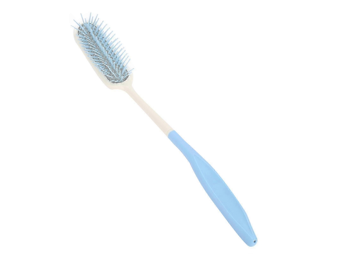 Cepillo para el cabello con mango largo, ergonómico y antiirritante.