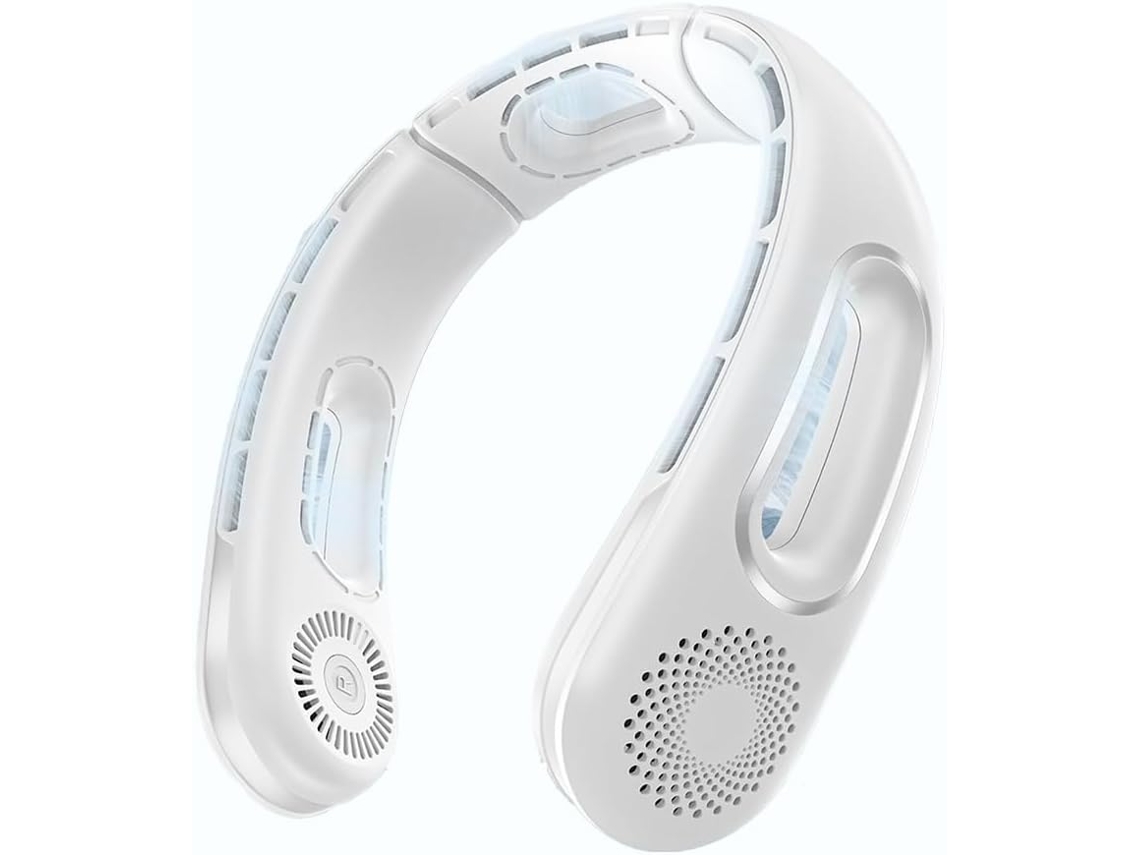 Ventilador De Cuello Manos Libres, Refrigeración De 360°, Para Viajes Al Aire Libre.
