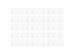50 Unidades De Copas Protectoras De Cerámica Para Antorcha De Corte Por Plasma Ag60 Sg55 Cut 60 P 60 Lgk 60