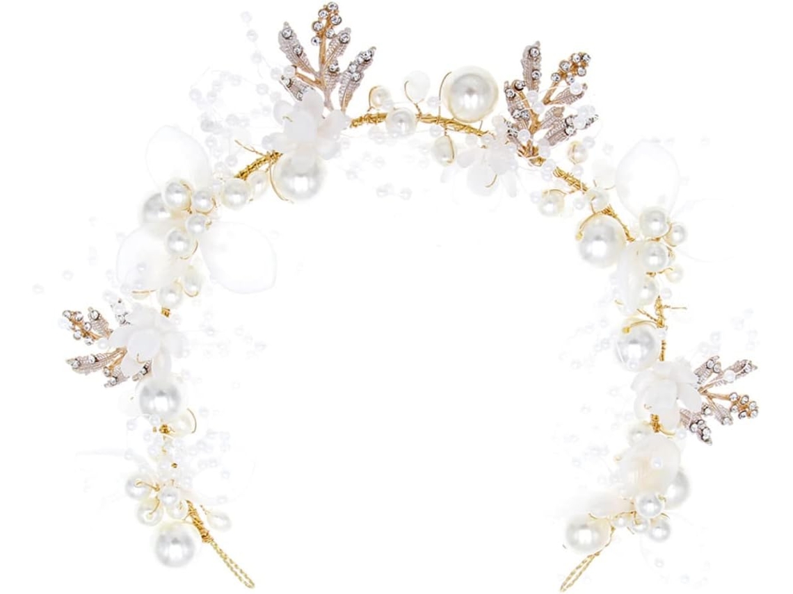 -elegante Tocado Floral Para Bodas - Joyería Para El Cabello Resistente Y Cómoda