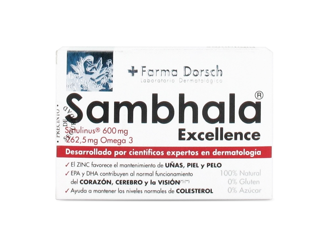 Complemento Alimentar SAMBHALA Sambhala Excellence Con Sirtulinus 600 Mg 30 Capsulas