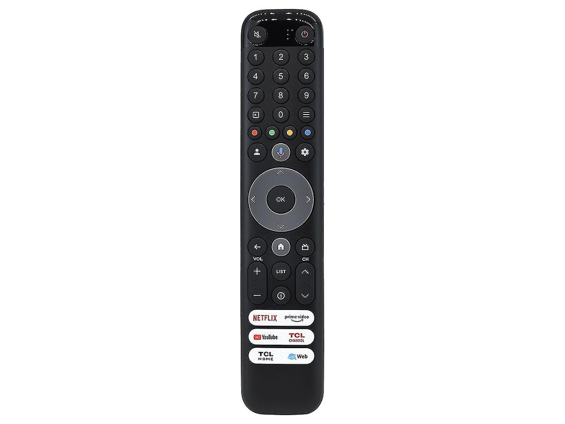 Reemplazo para control remoto de Tcl Google TV, control remoto de voz compatible con Tcl 50 75 pulgadas C645 C745 C845 Series 4k Qled Smart Google T