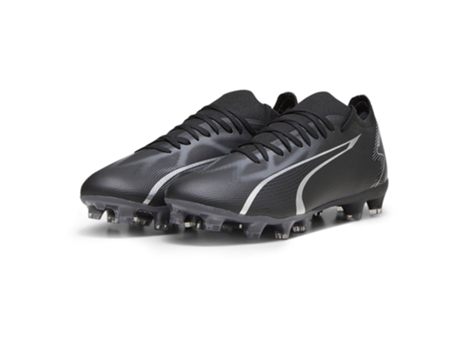 Botas de fútbol Unisex para Fútbol PUMA Ultra Match Fg Negro (46)
