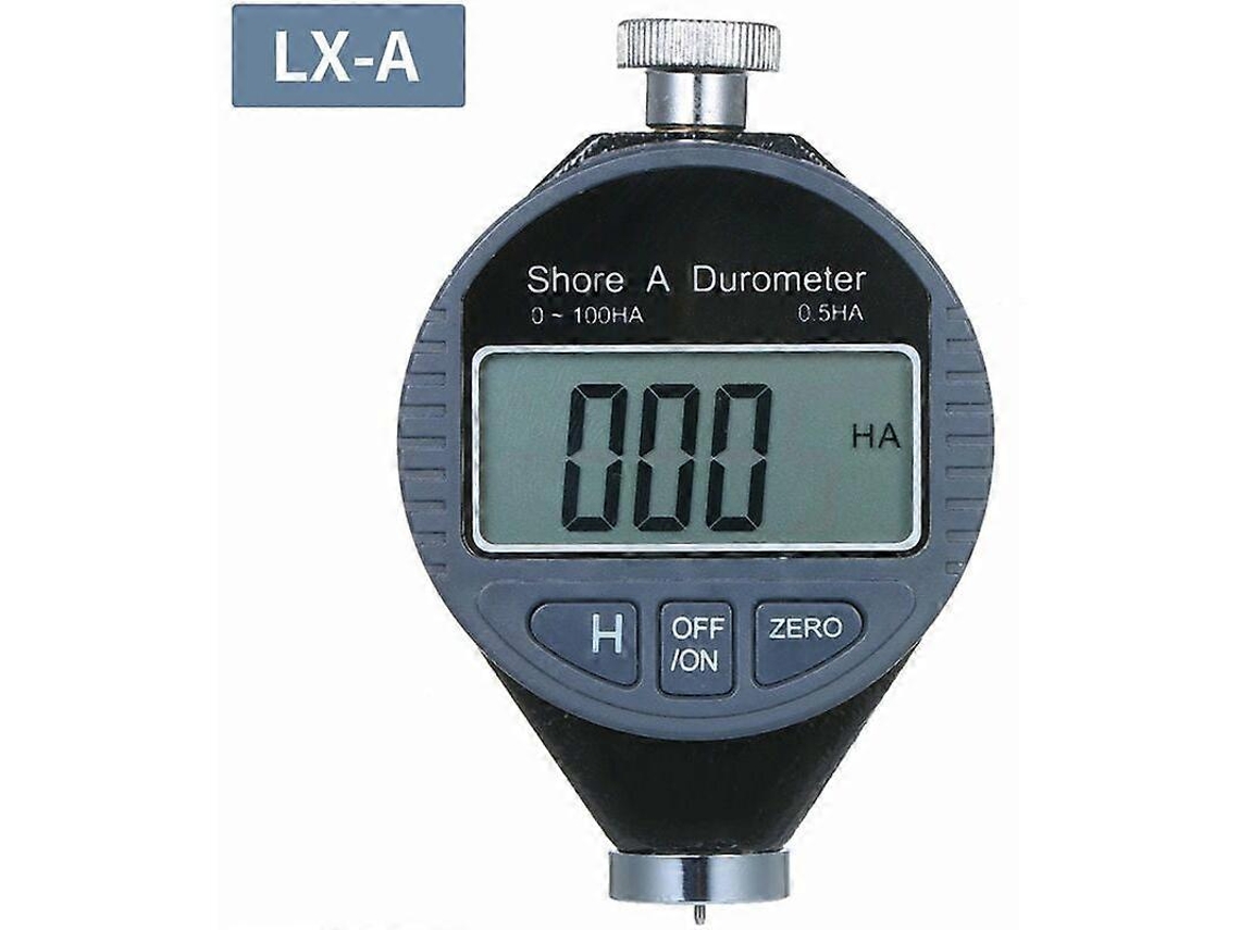 Lectura Digital De Durómetro De Shore 0-100ha Para Goma Silicona Cuero Con Pantalla Lcd Portátil