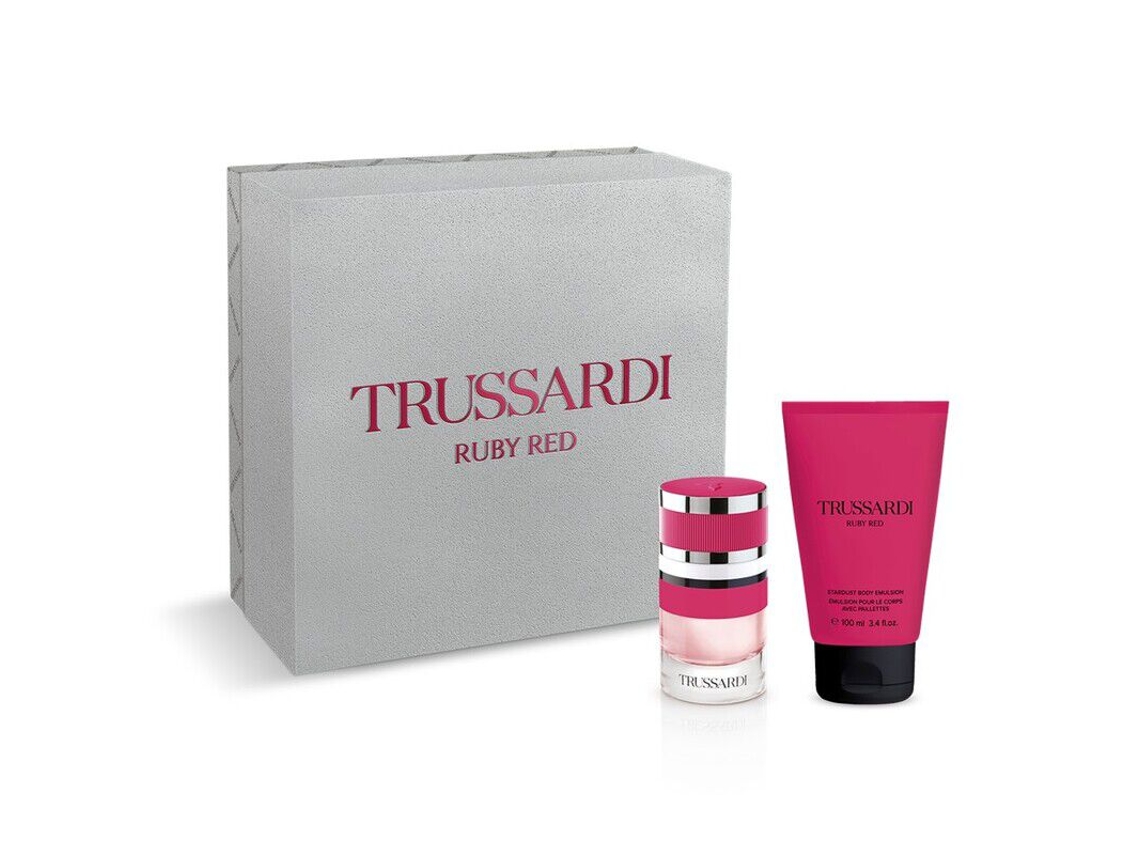 Estuche de regalo urbano rojo rubí de Trussardi TRUSSARDI