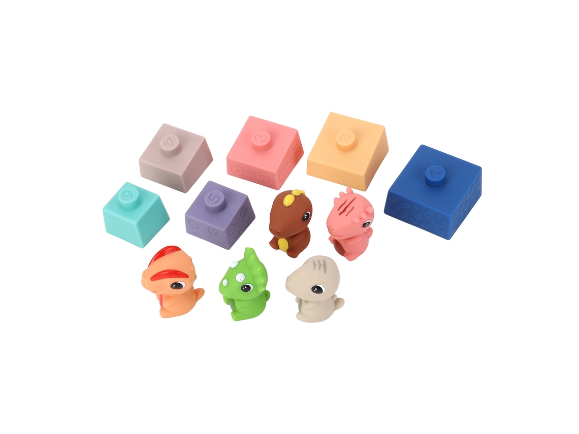 Mali brinquedo de Blocos Macios para Bebê com Bonecos de Dedo Educativo Sensorial Infantil