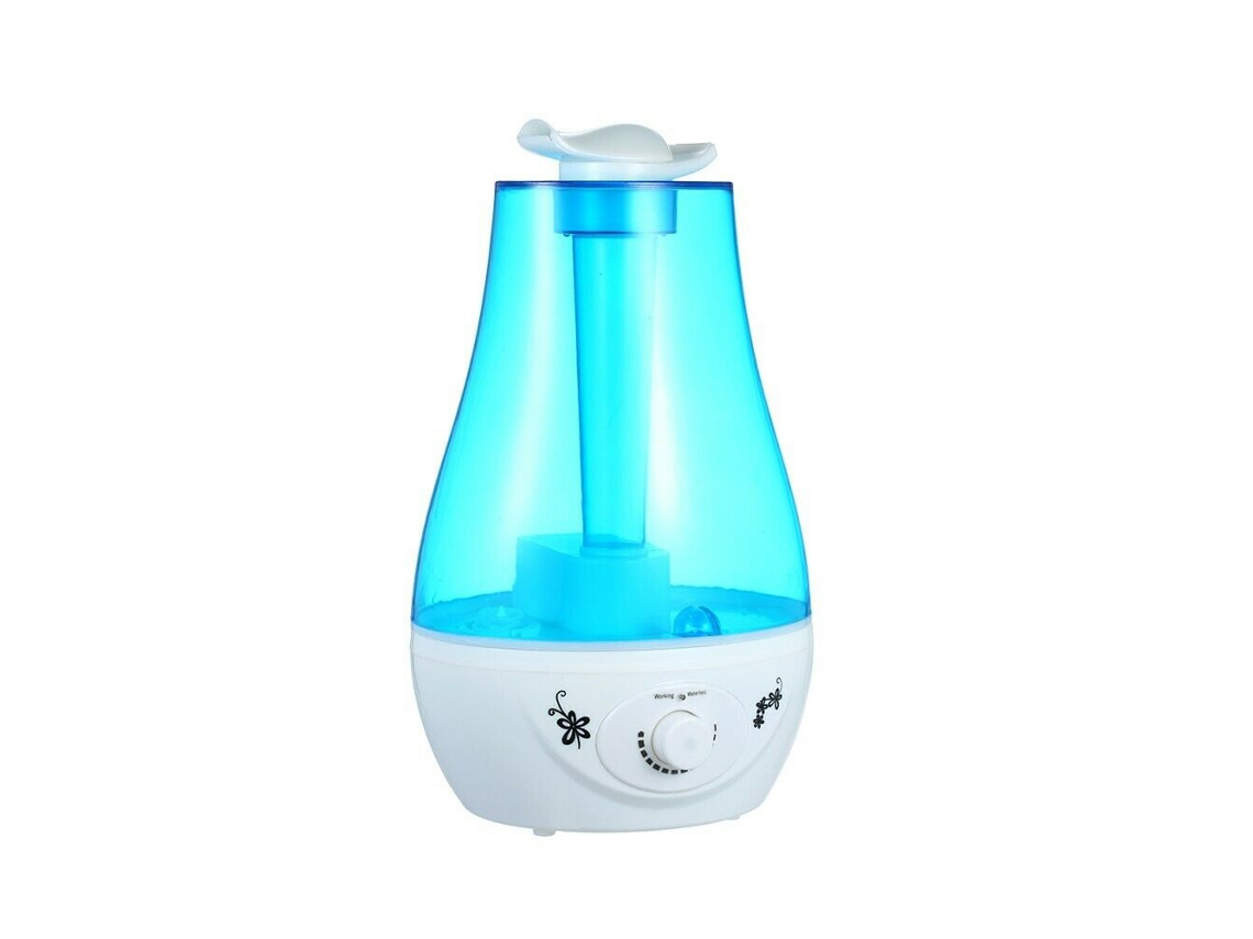 Humidificador Digitallab de 3000 ml con humidificación ultrasónica de aire de gran capacidad (azul)
