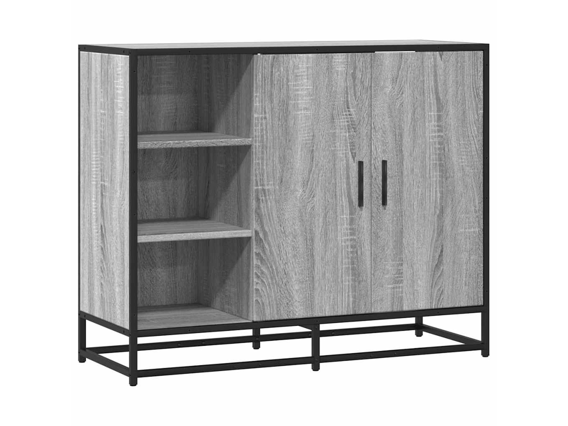 Maison Exclusive - Aparador De Madera De Ingeniería Gris Sonoma 92x35x76 Cm