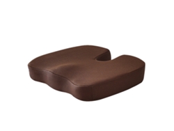 Cojín Para Silla De Gel De Espuma Viscoelástica Transpirable Para Silla De Oficina, Alivia El Dolor De Coxis, Marrón Gertiz