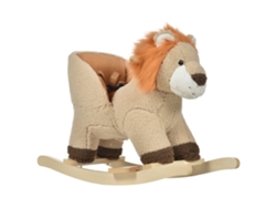 Columpio León Sonido Rugido Peluche Madera 18-36 Meses