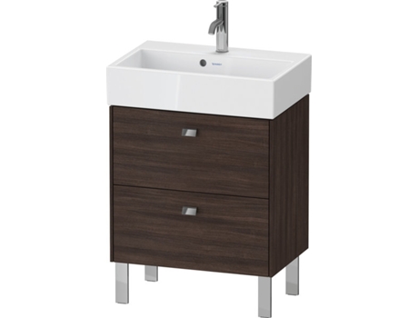 Mueble DURAVIT Brioso de pie Compact 58,4 x 38,9 cm 2 cajones incl. recorte de sifón y delantal para lavabo Vero Air 236860