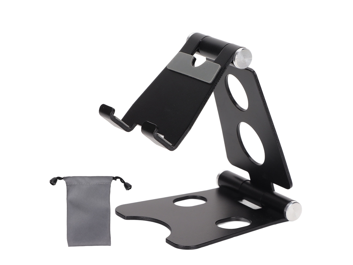 Soporte Para Teléfono Y Tableta, Ajuste De Múltiples Ángulos, Estable Con Múltiples Agujeros, Soporte De Base De Transmisión En Vivo De Escritorio De Aleación De Aluminio