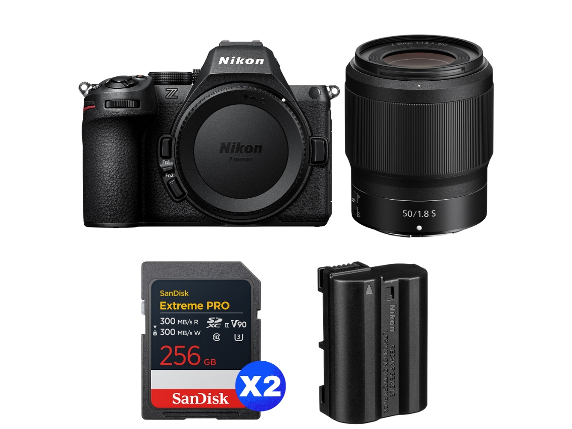 Z5 II + 50mm F/1.8 S + 2 Sandisk 256GB Extreme Pro UHS II SDXC + Nikon EN EL15C + Libro electrónico “20 consejos para fotos impresionantes” NIKON