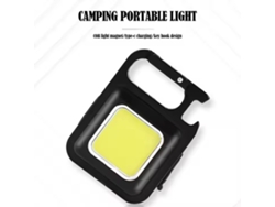 Linterna llavero portátil multifuncional con LED COB, recargable por USB, magnética, ideal para uso en exteriores y reparaciones STELASPLEN
