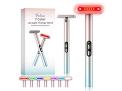 Terapia de luz roja para el rostro, dispositivo LED 7 en 1 para el cuidado de los ojos para uso doméstico GOKOCO