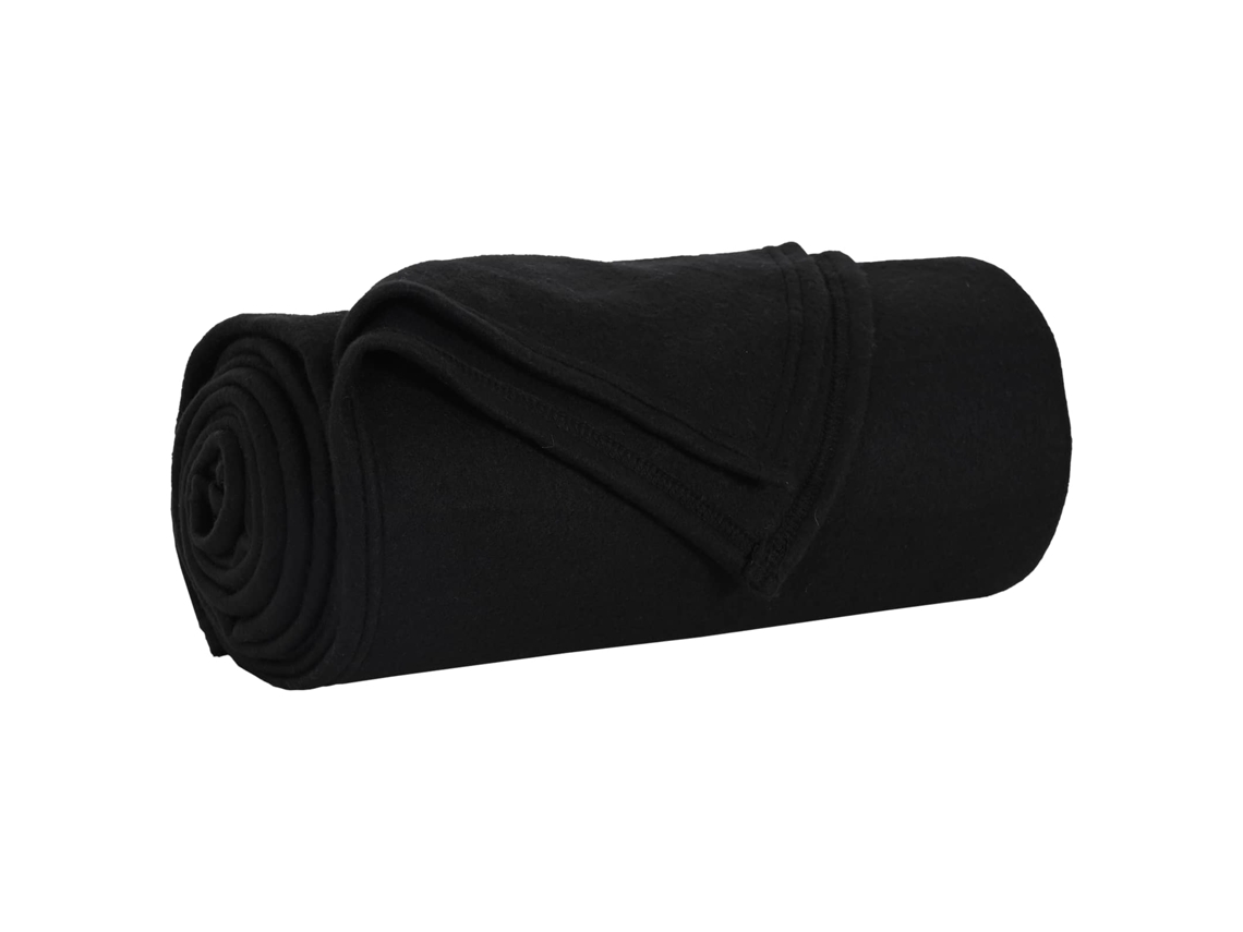 Mantitas De Sofá 24 Uds Negro 270 X 240 Cm Lana