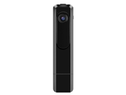 Grabadora de voz digital con minicámara HD de 1080p, recargable por USB. Ideal para reuniones y grabaciones de audio y video. Bestvite (Negro).