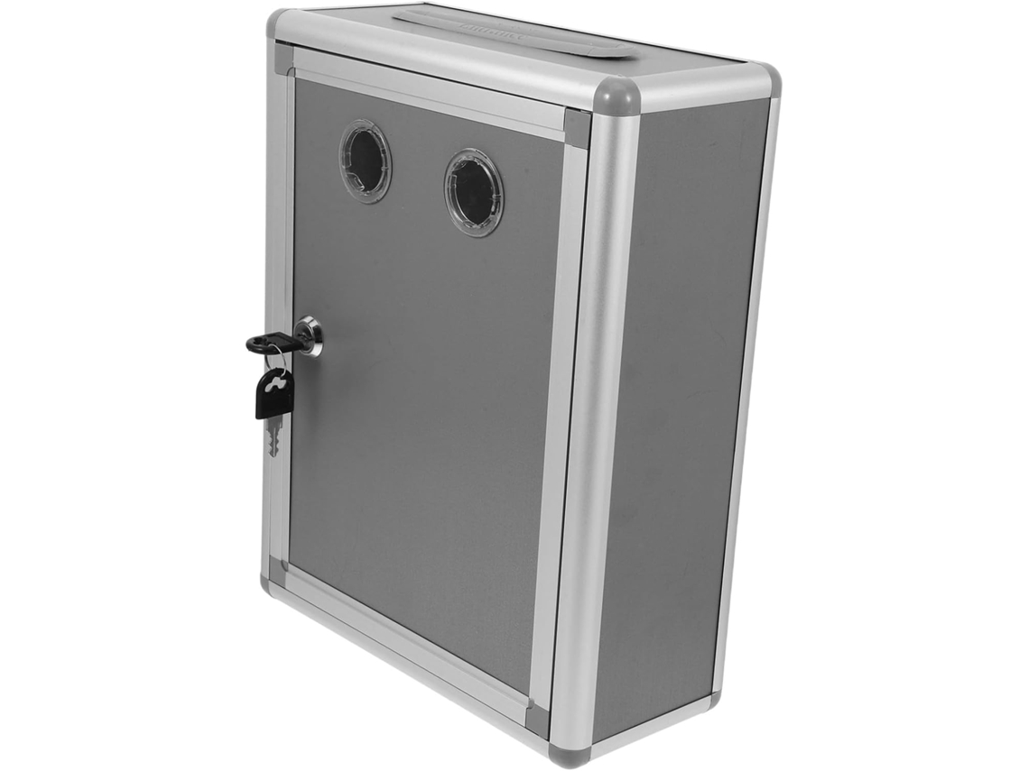 Buzón De Pared Multiusos De Aleación De Aluminio Para Sugerencias, Quejas, Donaciones Y Votos.