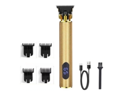 Máquina De Cortar Cabelo Para Homens Aparador De Cabelo Profissional Edger Recarregável Sem Fio Com Display Led Halinuia