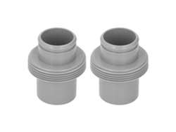 2pcs Adaptador De Mangueira De Piscina Abs 38mm Conector Estanco Para Clorinador De Sal P05992