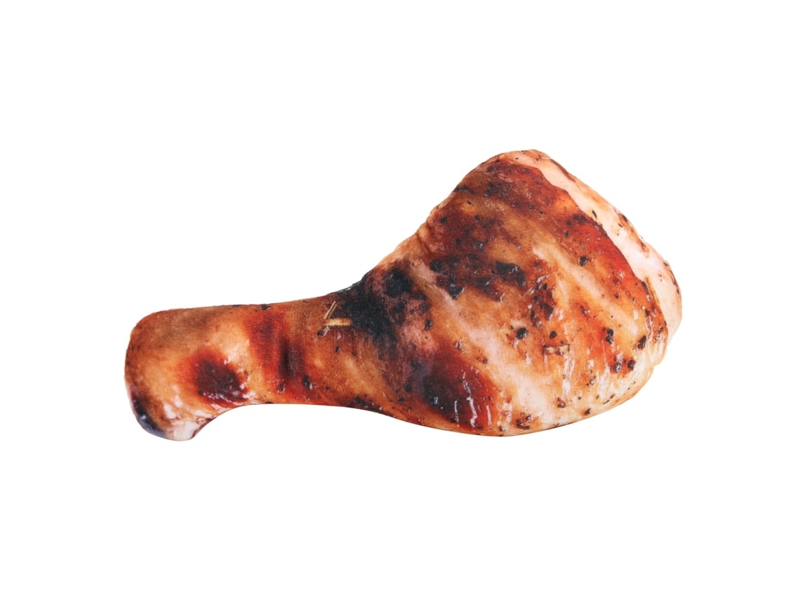 Bjww - Almofada de Pelúcia Simulada de Frango Assado - Brinquedo de Pelúcia Macio para Decoração de Casa