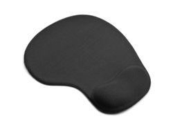 Alfombrilla De Ratón Linjou Negra Con Reposamuñecas De Gel Antideslizante Para Ordenador De Oficina.
