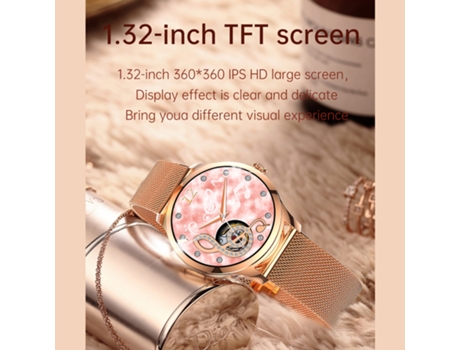 Smartwatch CHRONUS Lw92 para Mujeres Plata