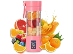 Liquidificador Portátil Smoothies Copo de Liquidificador Pessoal Usb Recarregável Rosa GERTIZ