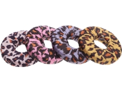 4 Piezas De Pesas Termoadhesivas Con Estampado De Leopardo Para Costura Y Acolchado - Accesorios Versátiles