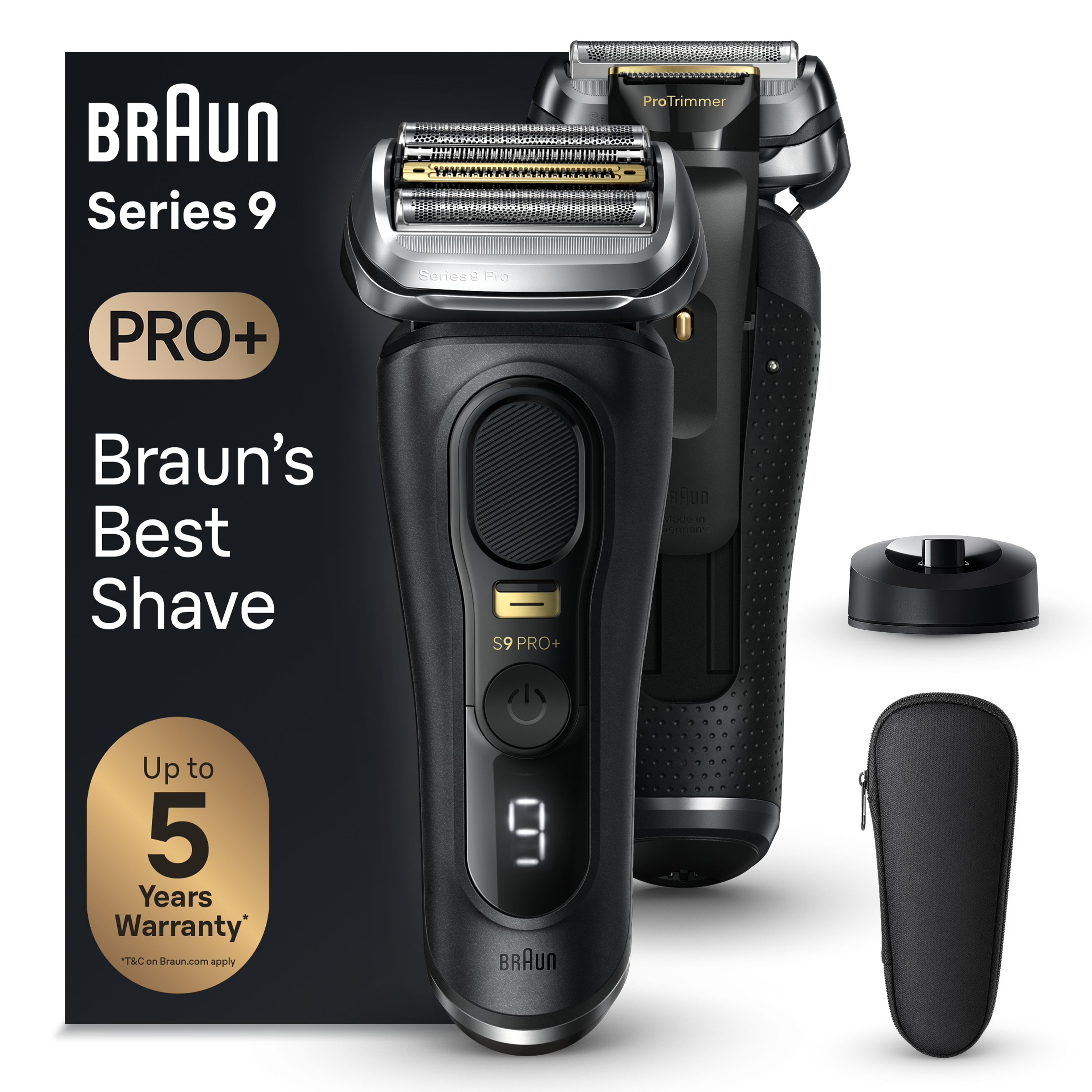 Afeitadora BRAUN Series 9 PRO+ 9510s (Autonomía 60 min - Batería)