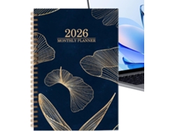Agenda Mensual 2026 - Cuaderno De Escritura Fluida Con Bloques Grandes