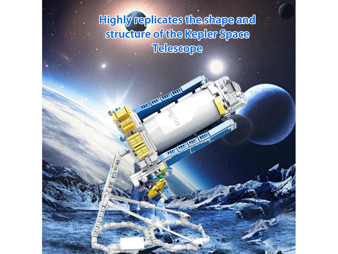 Yncm-kit De Construcción De Telescopio Espacial Kepler, Juguetes De Exploración Espacial Stem Para Construir