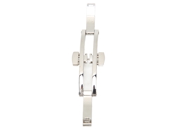 Hebilla De Repuesto Para Correa De Reloj De Acero Inoxidable Con Botón Pulsador Plegable De 4x19 Mm