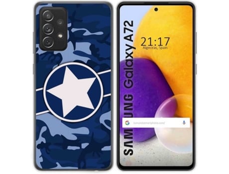 Carcasa Samsung Galaxy A72 TUMUNDOSMARTPHONE Camuflaje 03 Multicolor