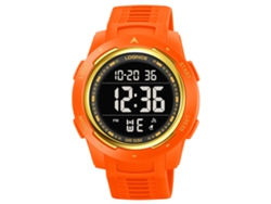 (naranja) Elegante Reloj Deportivo De Pantalla Única, Reloj De Pulsera Electrónico Luminoso Para Uso En Exteriores.