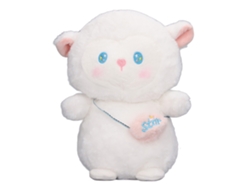 Rebe - Pelúcia de ovelha macia e requintada, ideal para aliviar o estresse - Perfeita para carro e escritório.