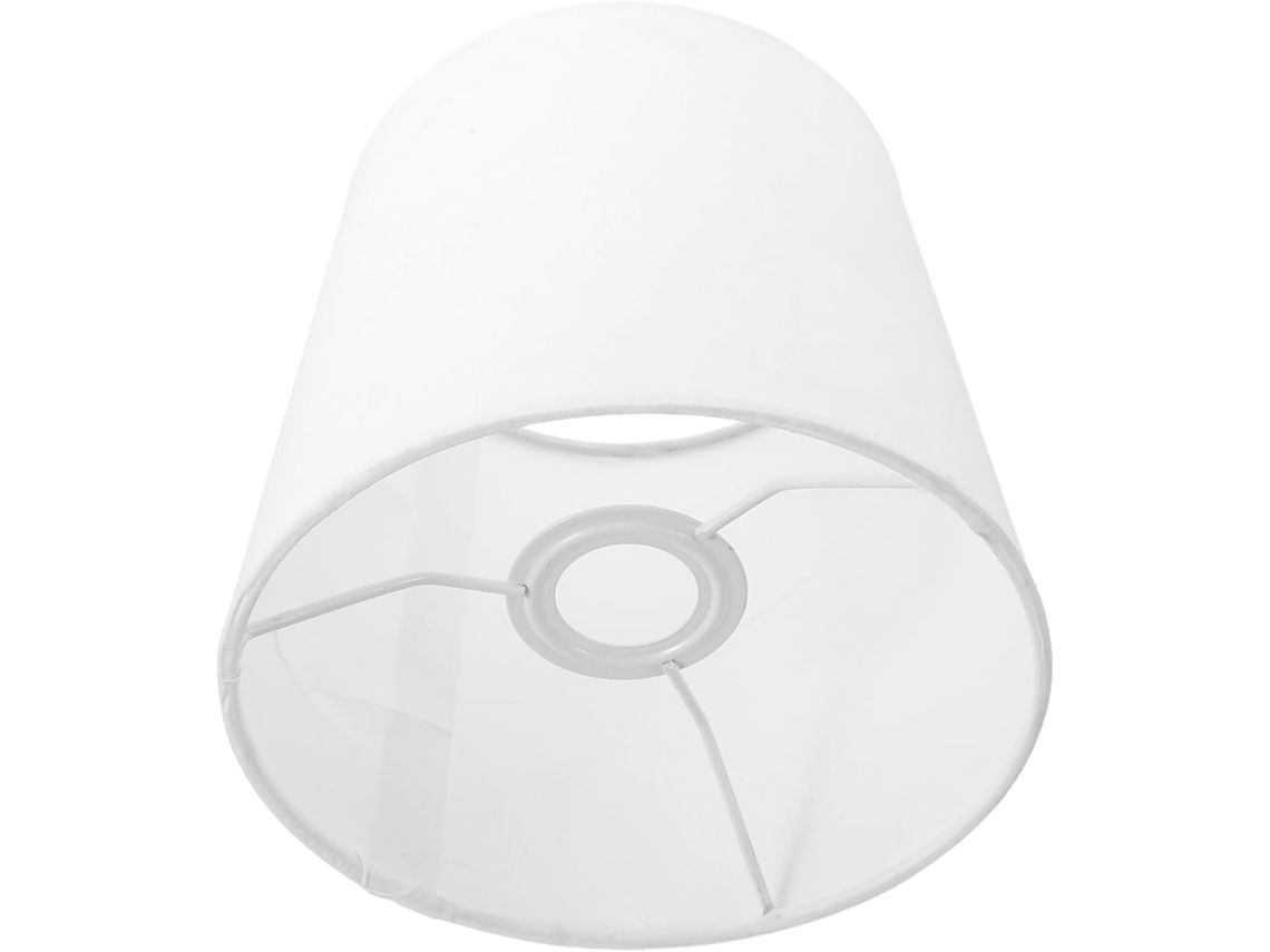 Tapiz Cónico De Tela Blanca De 15 Cm Para Lámpara E14, Modelo Pequeño Para Colgar, Adecuado Para Dormitorio Y