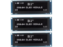 3 Pantallas Oled De 3,12 Pulgadas, 256x64, Módulo Controlador Ssd1322, Gráficos Lcd, Pines De Soldadura Spi Paralelos