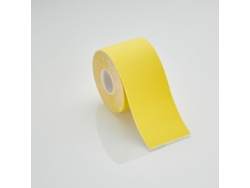 Cinta muscular, cinta de fisioterapia, cinta kinesiológica, rodilleras, vendaje deportivo protector, amarillo limón, 7,5 cm, 5 m, Chennnls