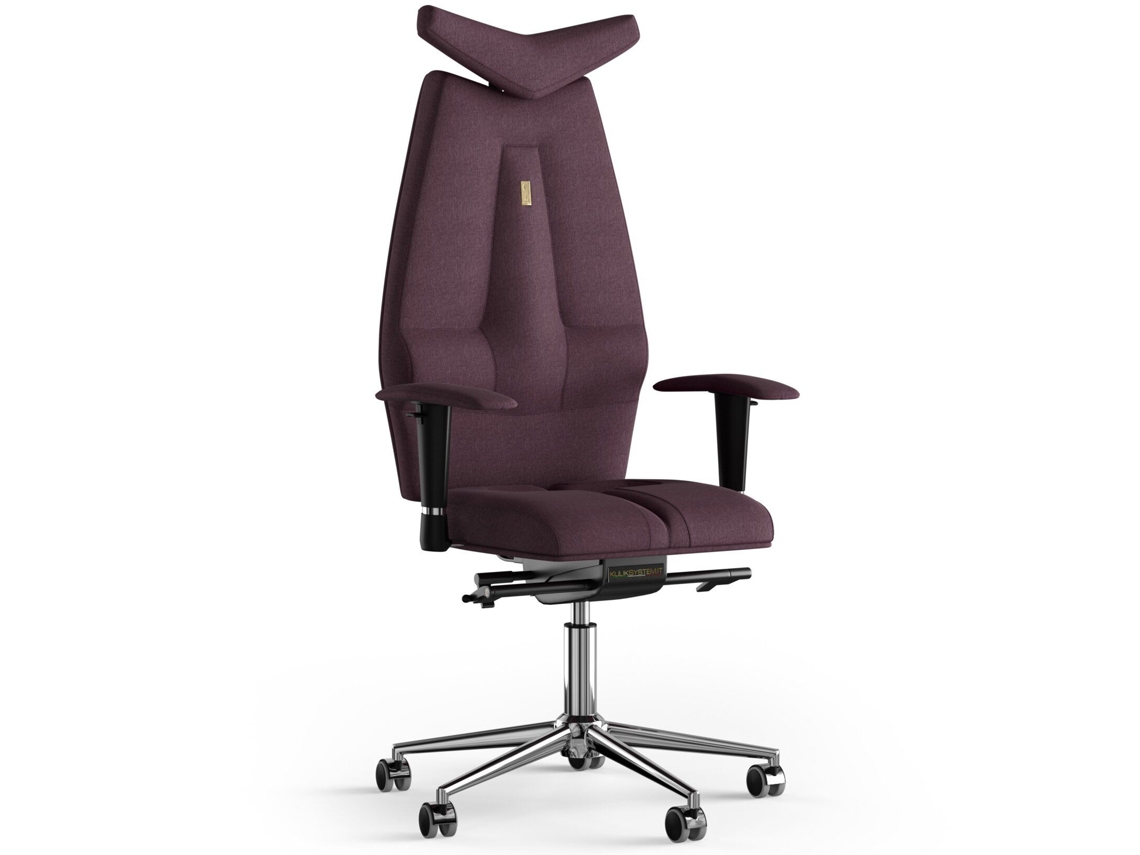 Silla de Oficina KULIK Tejido a Jato Azur (Violeta -130x50x50cm)
