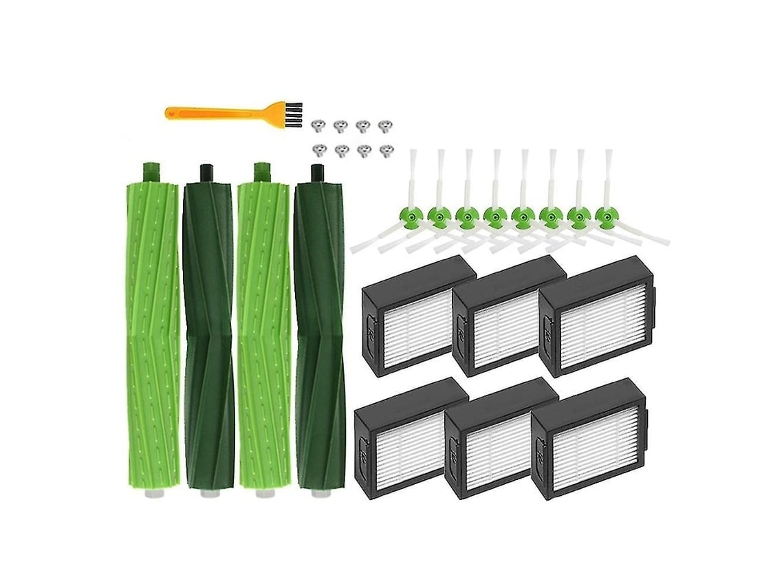 Escova Principal, Escova Lateral, Filtro Hepa. Para Irobot Roomba I7 I7 I6 I8 E5 E7*.