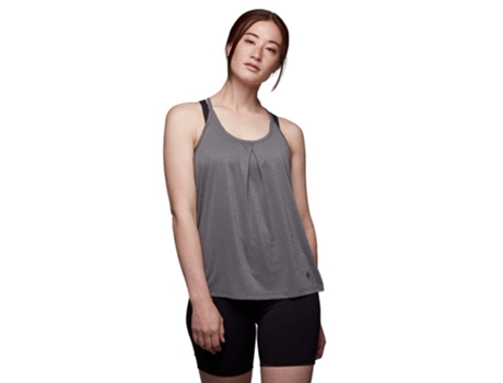Camiseta sin Mangas de Mujer BLACK DIAMOND Sin Mangas Integrale Diamantes (XS)